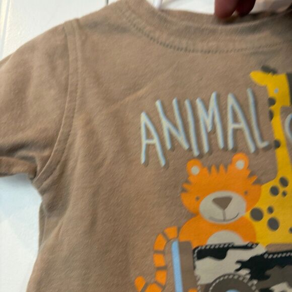 Fisher Price Tan Animal Safari Tee Size 18 Months - Picture 5 of 7